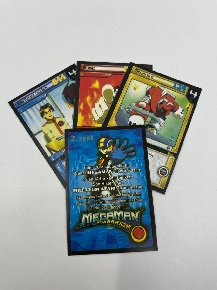 MEGAMAN NT WARRIOR KART 2.Seri Dörtlü Lot#SKZ82 - 2