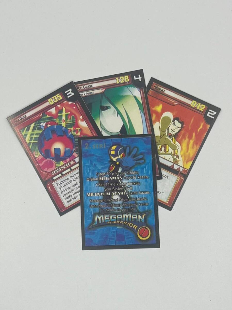 MEGAMAN NT WARRIOR KART 2.Seri Dörtlü Lot#SKZ83 - 2