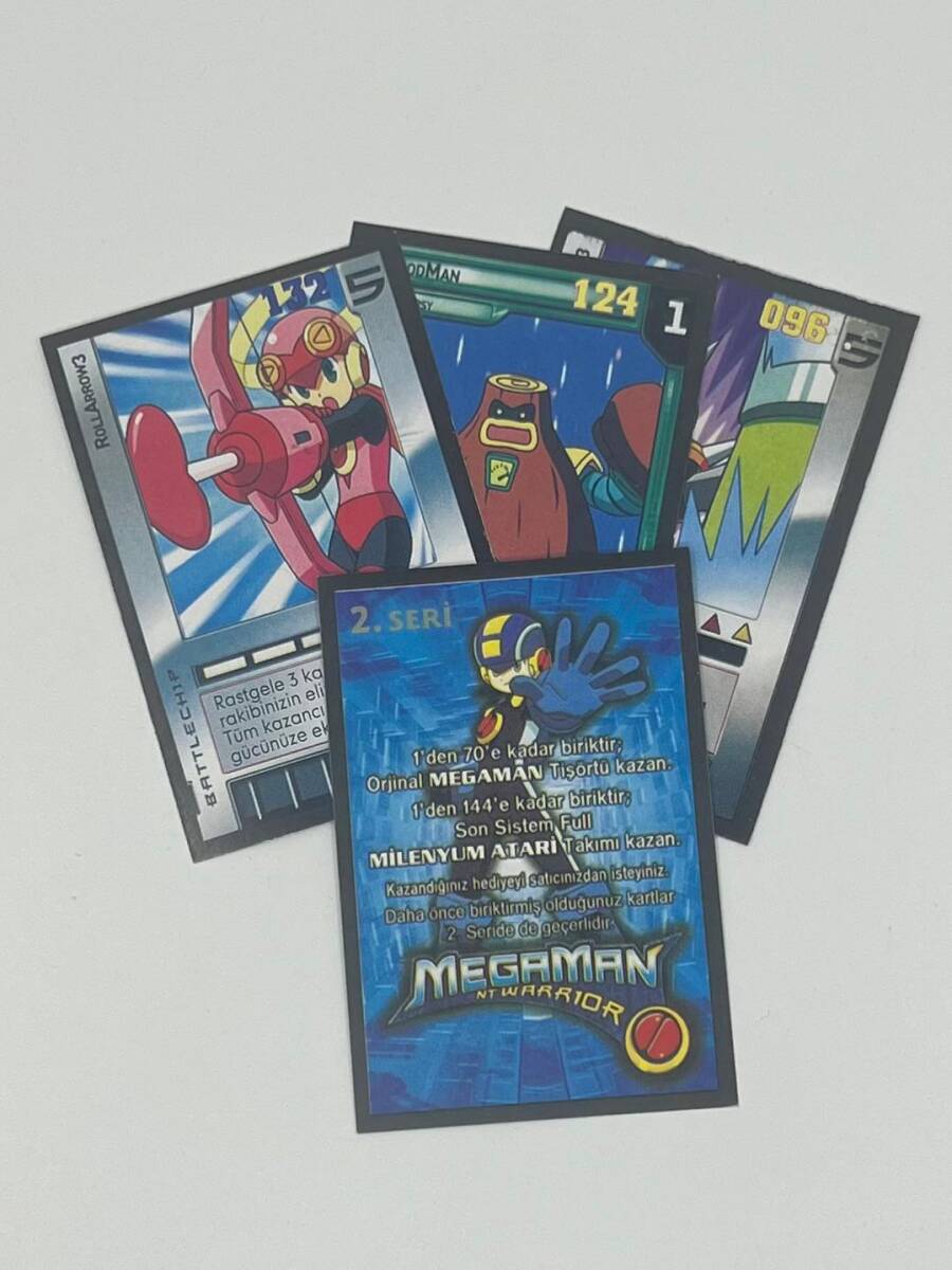 MEGAMAN NT WARRIOR KART 2.Seri Dörtlü Lot#SKZ84 - 2