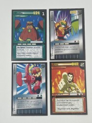 MEGAMAN NT WARRIOR KART 2.Seri Dörtlü Lot#SKZ84 - 1