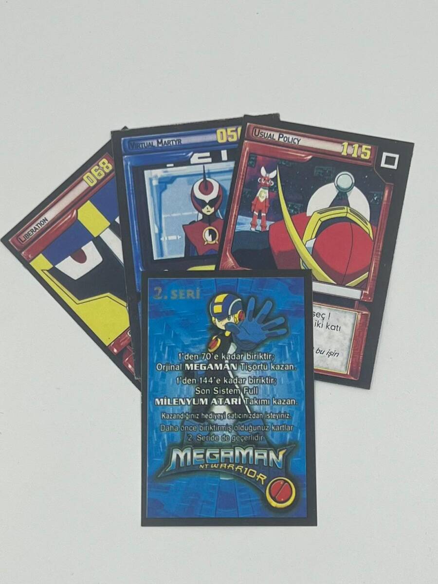 MEGAMAN NT WARRIOR KART 2.Seri Dörtlü Lot#SKZ85 - 2
