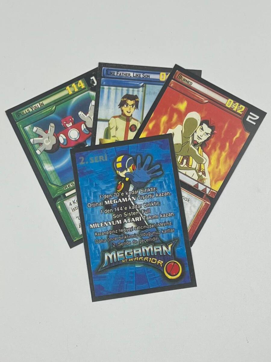 MEGAMAN NT WARRIOR KART 2.Seri Dörtlü Lot#SKZ86 - 2