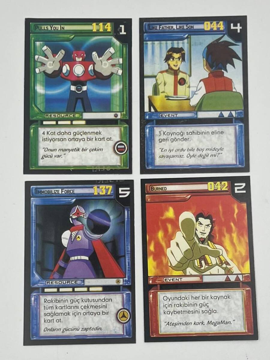 MEGAMAN NT WARRIOR KART 2.Seri Dörtlü Lot#SKZ86 - 3
