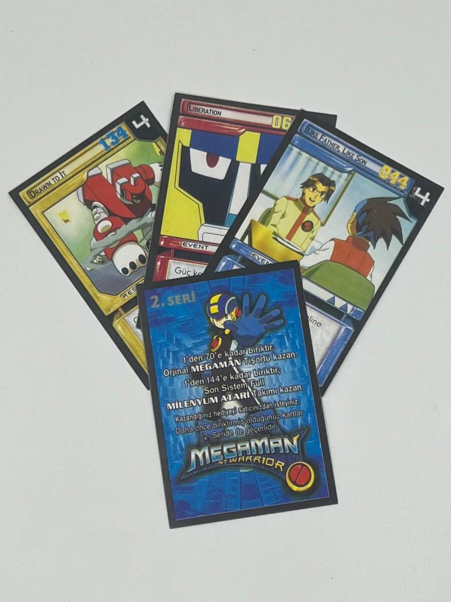 MEGAMAN NT WARRIOR KART 2.Seri Dörtlü Lot#SKZ87 - 2