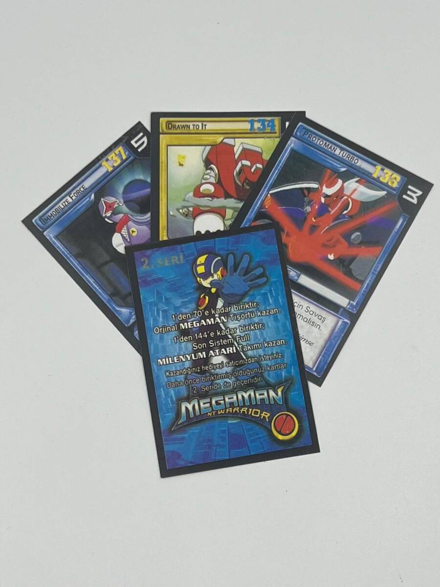 MEGAMAN NT WARRIOR KART 2.Seri Dörtlü Lot#SKZ88 - 2