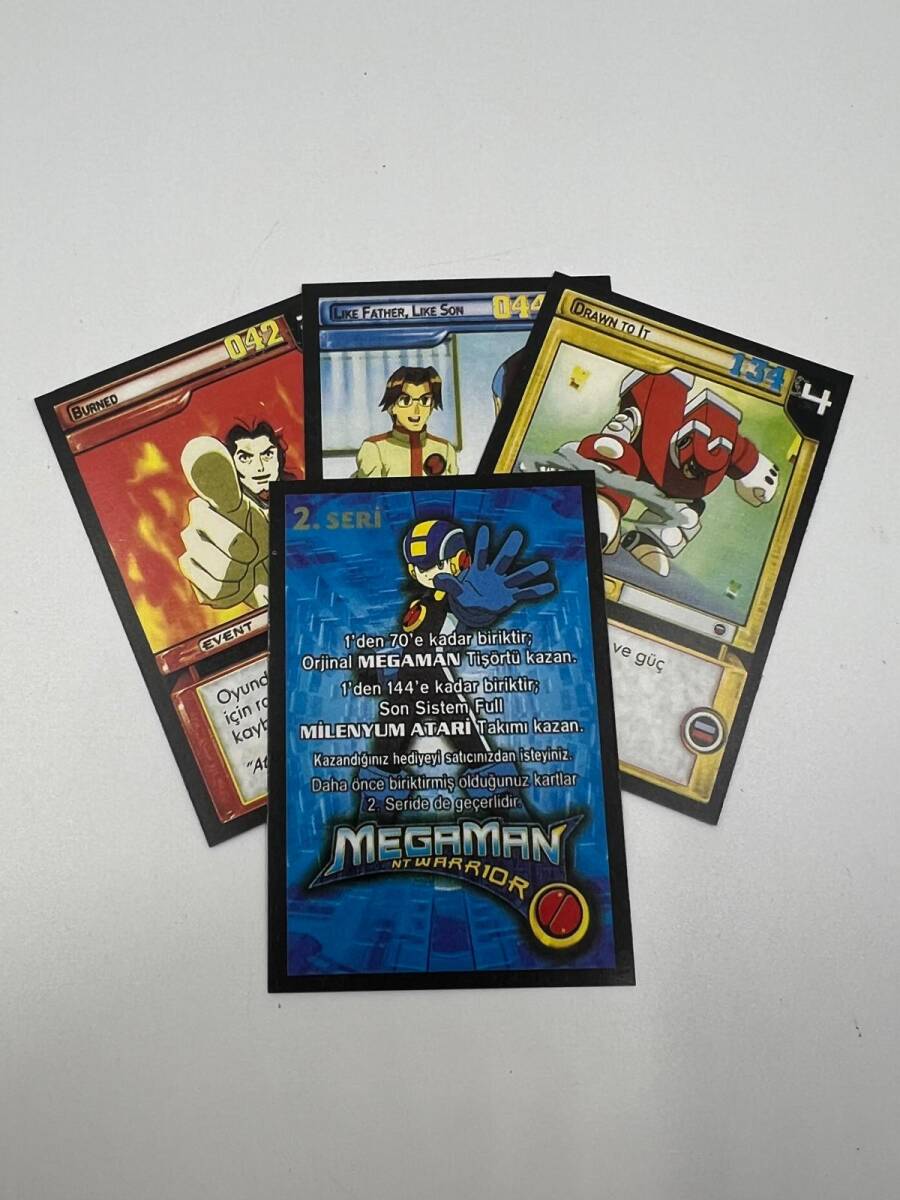 MEGAMAN NT WARRIOR KART 2.Seri Dörtlü Lot#SKZ79 - 2