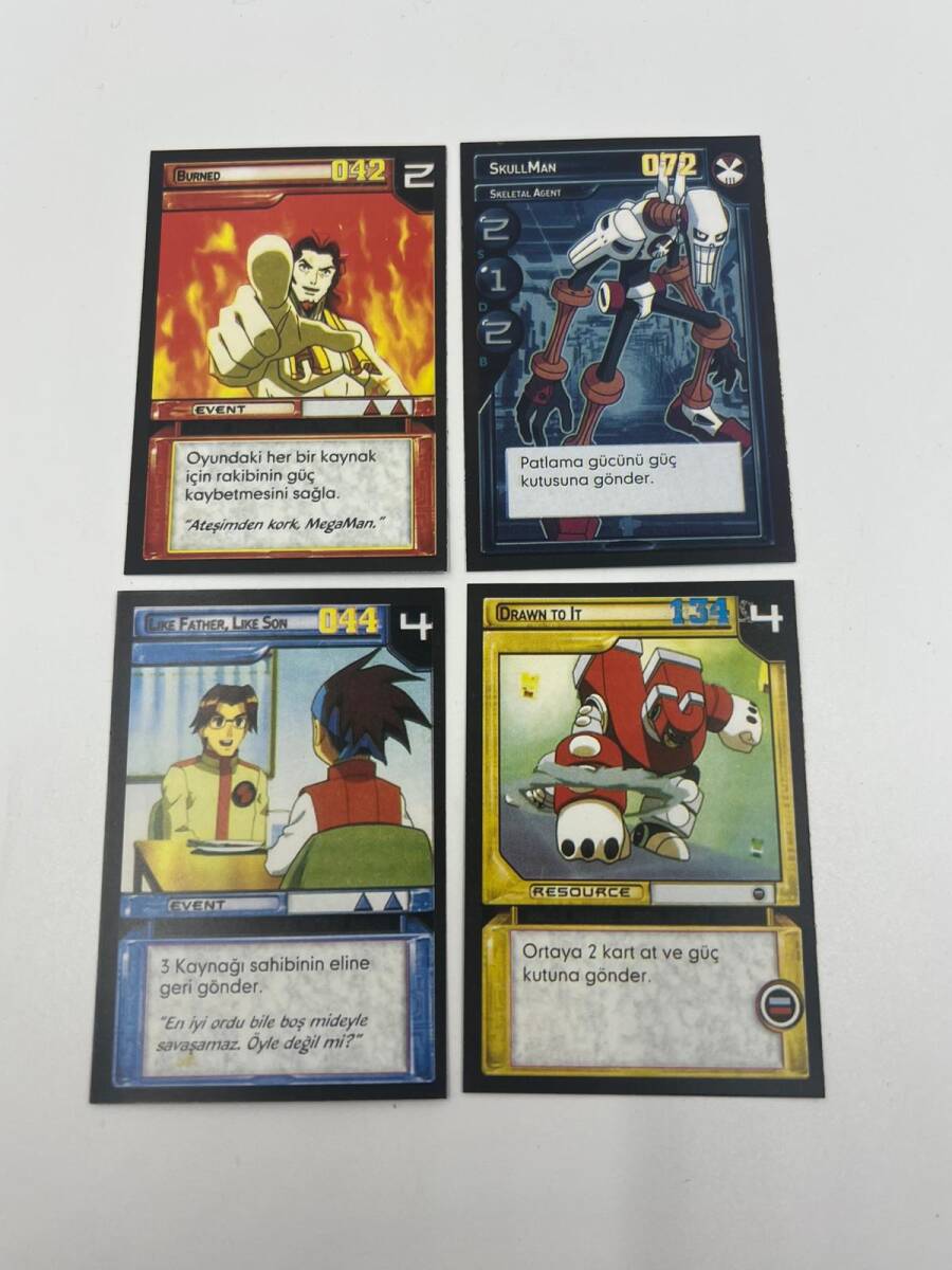 MEGAMAN NT WARRIOR KART 2.Seri Dörtlü Lot#SKZ79 - 1