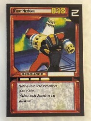 MEGAMAN NT WARRIOR KART - FIERY NETNAVI 2004 Oyun Kartı Kullanılmamış#SKZ89 - 3