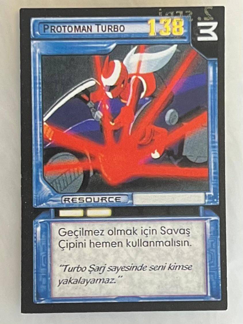 MEGAMAN NT WARRIOR KART -PROTMAN TURBO- 2024 Oyun Kartı Kullanılmamış #SKZ115 - 3