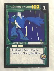 MEGAMAN NT WARRIOR KART - SURPISINGLY SHARP-2004 Oyun Kartı Kullanılmamış#SKZ93 - 1