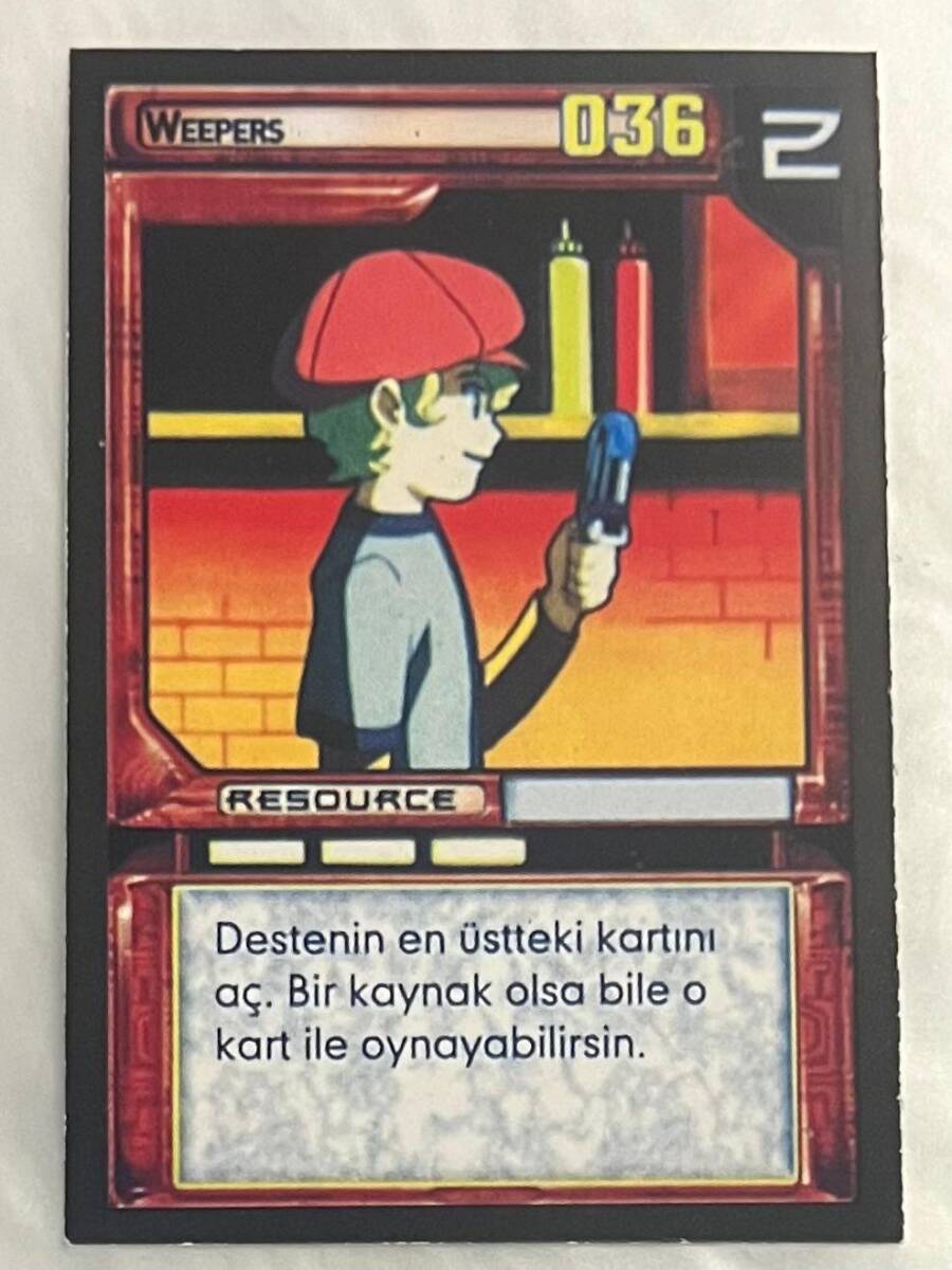 MEGAMAN NT WARRIOR KART - WEEPERS -2004 Oyun Kartı Kullanılmamış#SKZ94 - 3