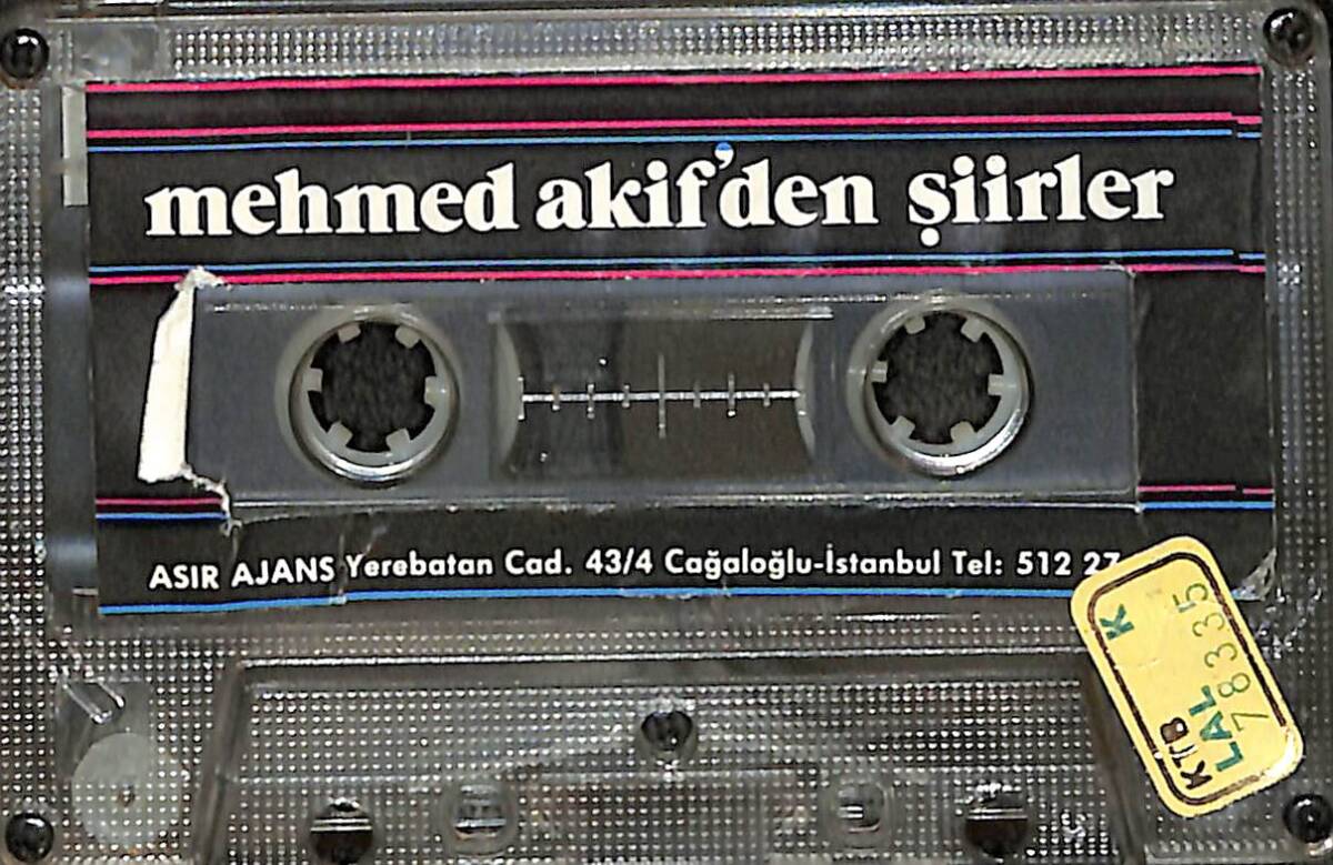 Mehmed Akif'den Şiirler - Asır Ajans Kaset (İkinci El) KST26269 - 1