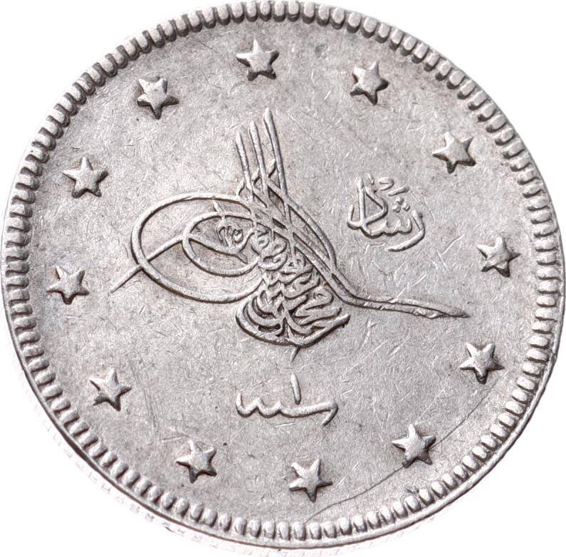Mehmed Reşad 2 Kuruş 1327/1 Gümüş - ÇÇT OMP3339 #269 - 1