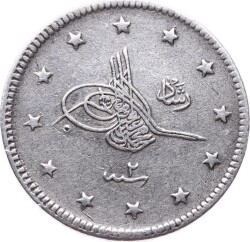 Mehmed Reşad 2 Kuruş 1327/2 Gümüş - ÇÇT OMP3286 #268 - Gökçekoleksiyon