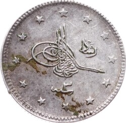 Mehmed Reşad 2 Kuruş 1327/3 Gümüş - ÇÇT OMP3287 #276 - Gökçekoleksiyon
