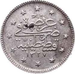 Mehmed Reşad 2 Kuruş 1327/3 Gümüş - ÇÇT OMP3287 #276 - 2