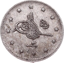 Mehmed Reşad 2 Kuruş 1327/3 Gümüş - ÇÇT OMP3288 #270 - Gökçekoleksiyon