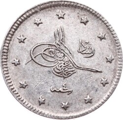 Mehmed Reşad 2 Kuruş 1327/4 Gümüş - ÇÇT OMP3289 #271 - Gökçekoleksiyon
