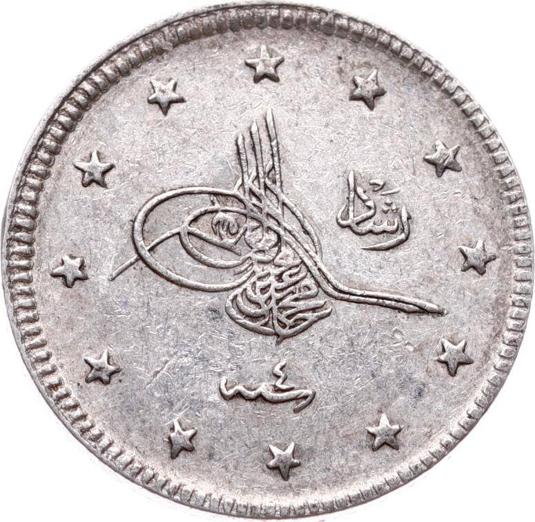 Mehmed Reşad 2 Kuruş 1327/4 Gümüş - ÇÇT OMP3289 #271 - 1