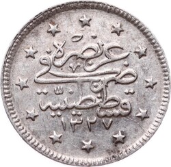 Mehmed Reşad 2 Kuruş 1327/4 Gümüş - ÇÇT OMP3289 #271 - 2