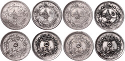 Mehmed Reşad 5 Para Lotu (4 Adet) 1327/3/4/5/6 OMP3258 - 