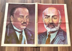 Mehmet Akif Ersoy - Ziya Gökalp Büyük Boy Poster GZ119342 - 1