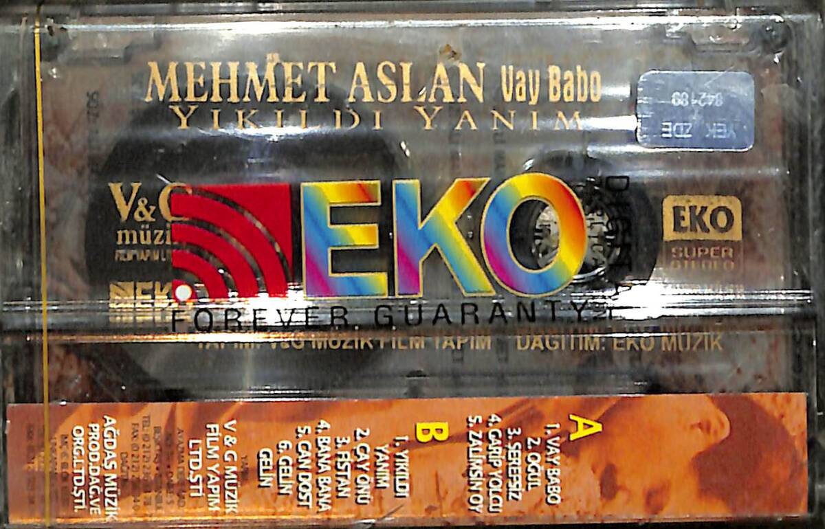 Mehmet Aslan - Vay Babo / Yıkıldı Yanım Kaset (Sıfır Kaset) KST29394 - 2