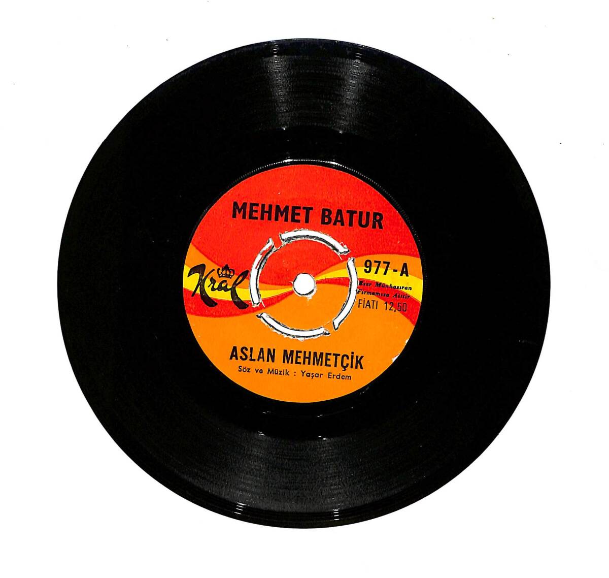 Mehmet Batur - Aslan Mehmetçik / Kıbrısa Gidiyorum 45'lik Plak PLK28114 - 1