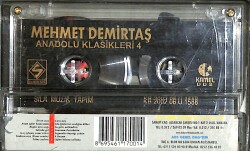 Mehmet Demirtaş - Anadolu Klasikleri 4 Kaset (İkinci El) KST28185 - 2
