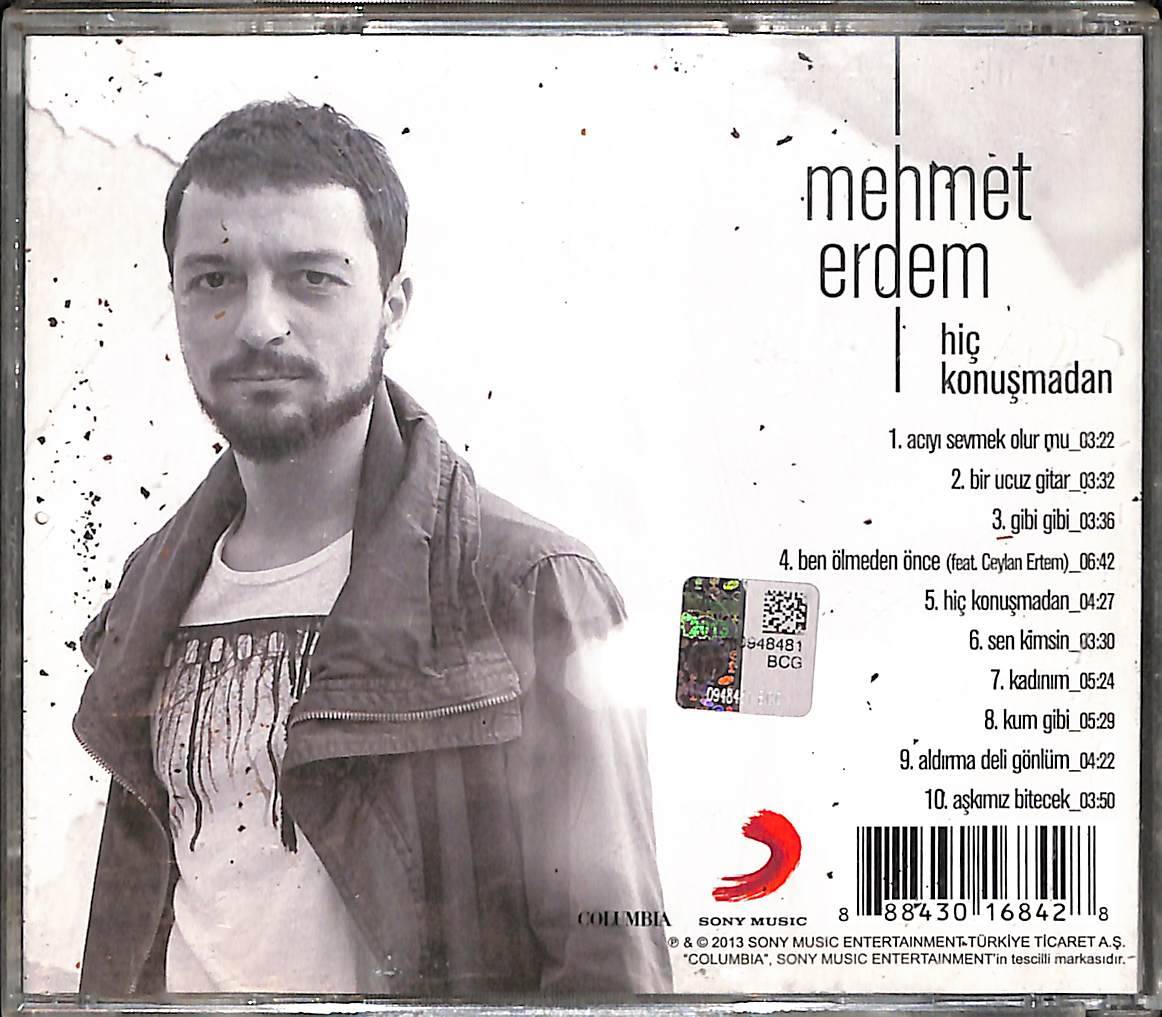 Mehmet Erdem - Hiç Konuşmadan CD (İkinci El) CD5691 - 2
