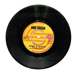 Mine Koşan - Nerde O Günler / Kalbim Çırpınır PLAK (10/7) PLK23962 - Gökçekoleksiyon