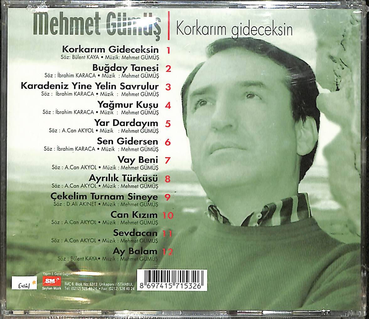 Mehmet Gümüş - Korkarım Gideceksin CD (Sıfır) CD4800 - 2