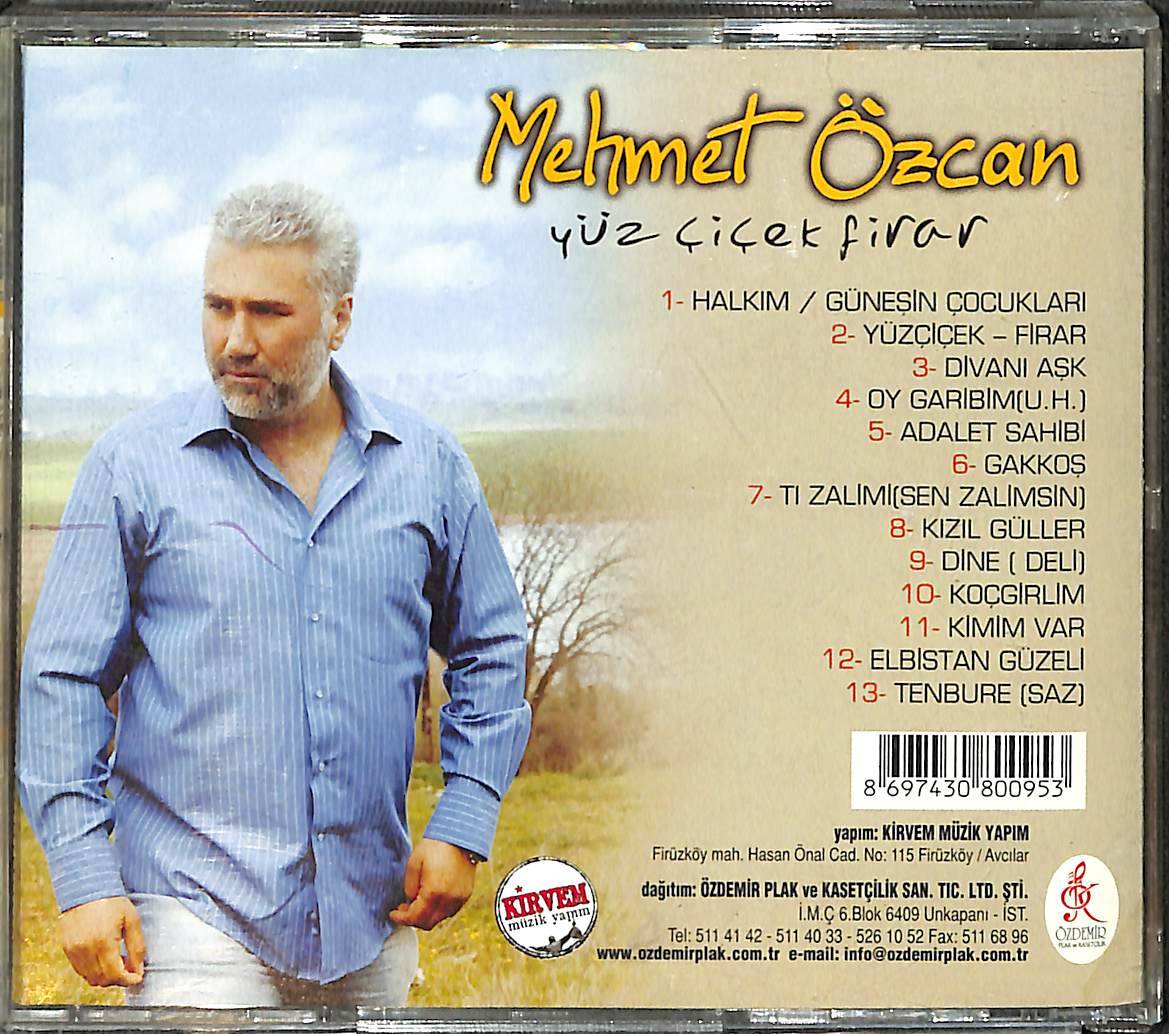 Mehmet Özcan - Yüz Çiçek Firar CD (İkinci El) CD3926 - 2