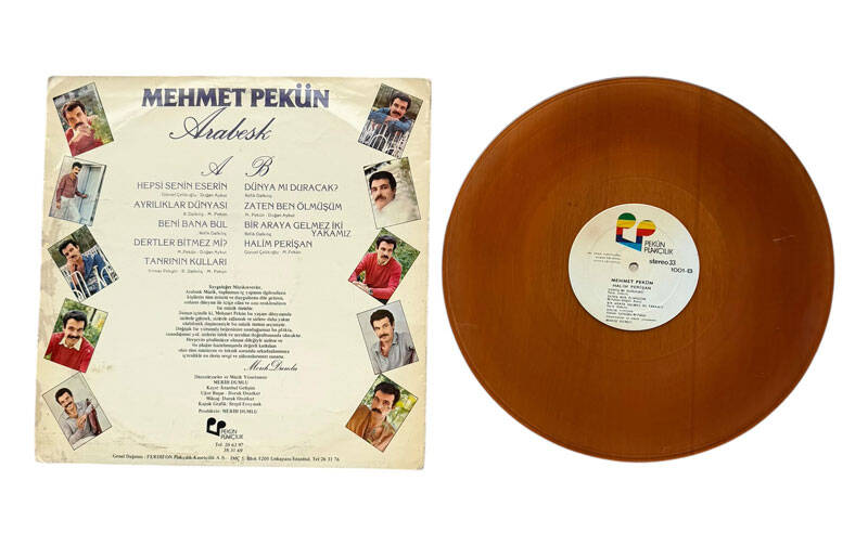Mehmet Pekün - Halim Perişan LP PLAK (10/9) ''Orijinal Dönem Baskı'' PLK27636 - 2