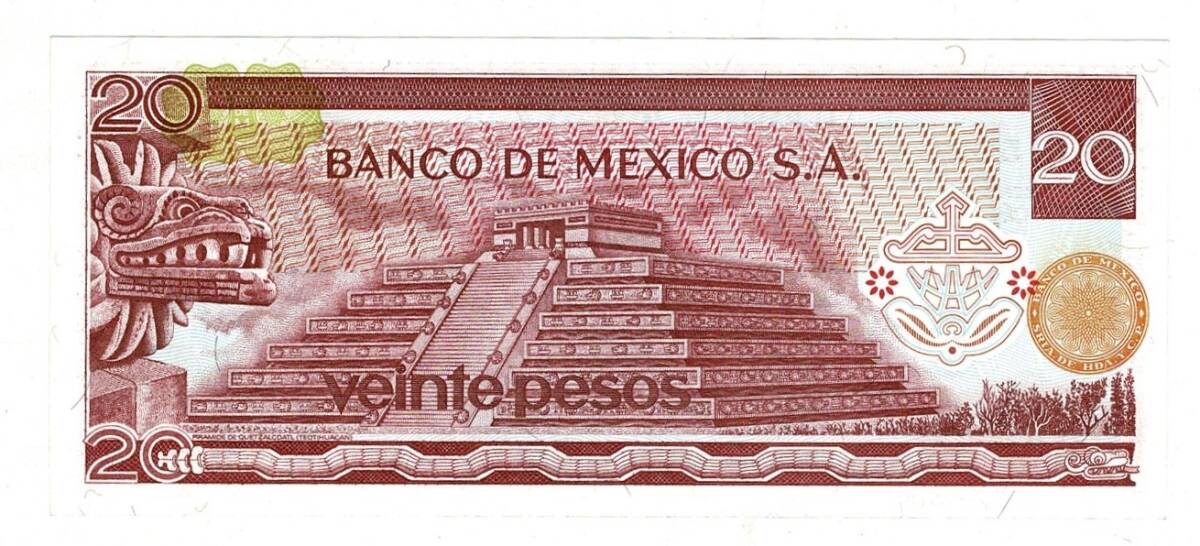 Meksika 20 Pesos 1976 ÇİL YKP8153 - 2