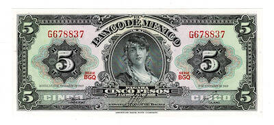 Meksika 5 Pesos 1969 ÇİL YKP8563 - 1