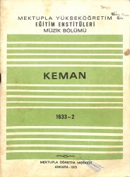 Mektupla Yükseköğretim Eğitim Enstitüleri Müzik Bölümü Keman - 1633 - 2 NDR84848 - Gökçekoleksiyon