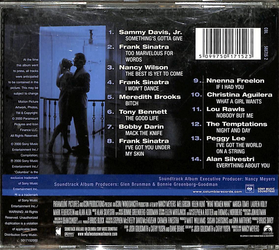 Mel Gibson / Helen Hunt - What Women Want CD (İkinci El) CD5081 - 2