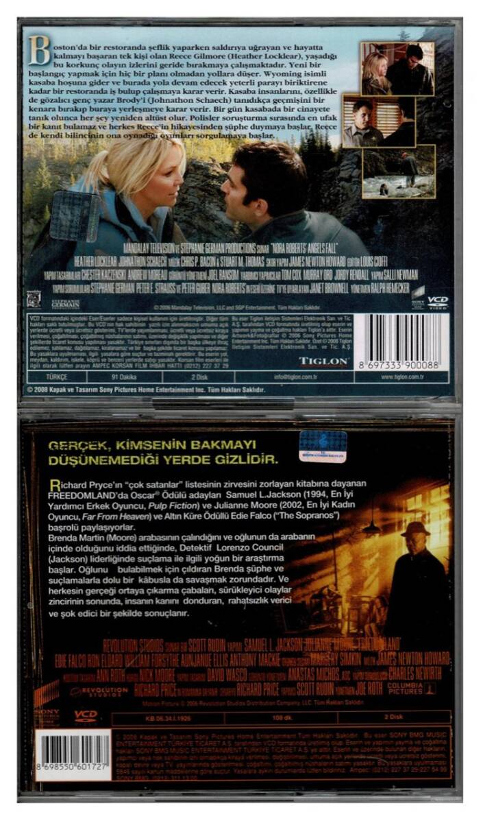 Meleğin Düşüşü Kayıp Yaşamlar 2 Adet VCD Film VCD281 - 2