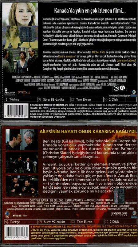 Melek Kızım Beyin Avcısı - 2 Adet VCD Film VCD302 - 2