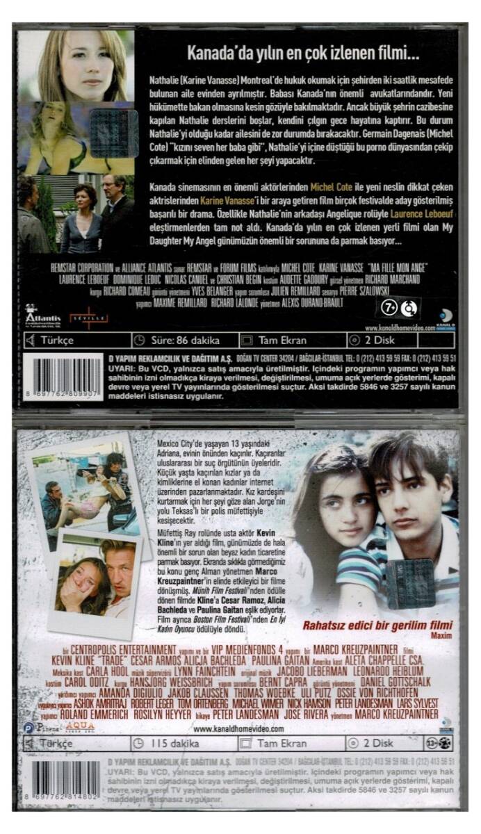 Melek Kızım Satılık Çocuklar - 2 Adet VCD Film VCD1317 - 2