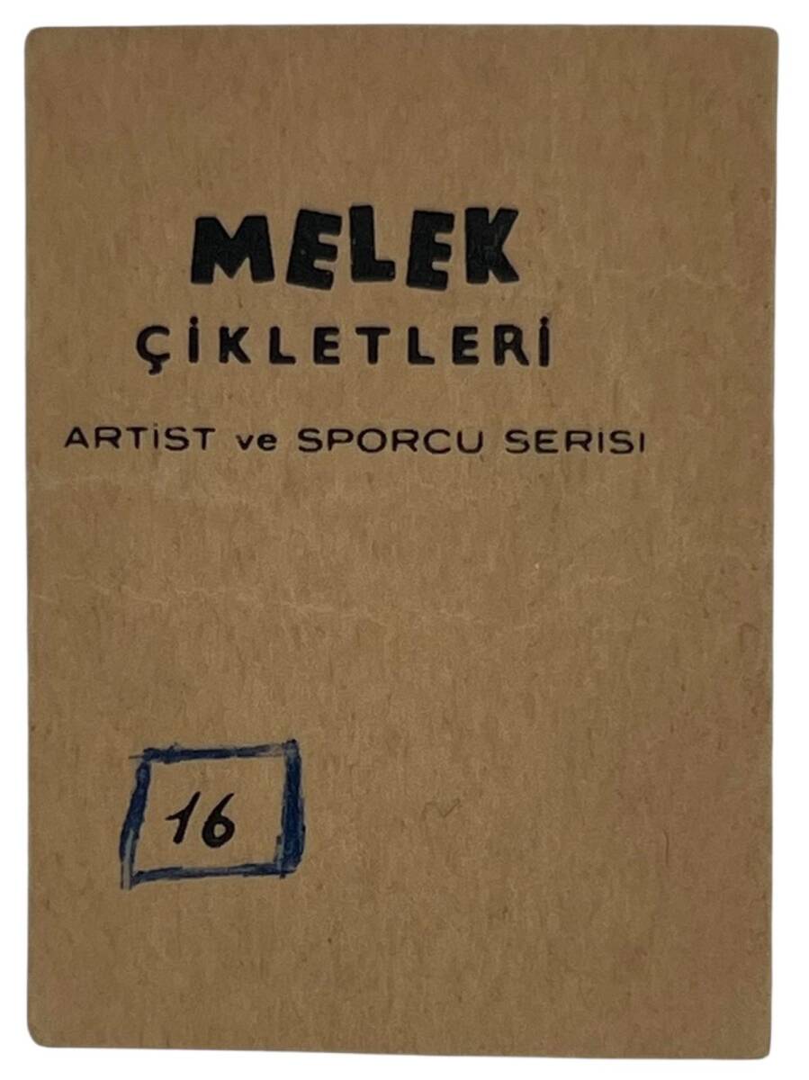 MELEK Sakızı Artist ve Sporcu Serisi No 16 TÜRKAN ŞORAY # SKZ1571 - 2