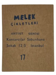 MELEK Sakızı Artist ve Sporcu Serisi No 17 FATMA GİRİK # SKZ1579 - 2