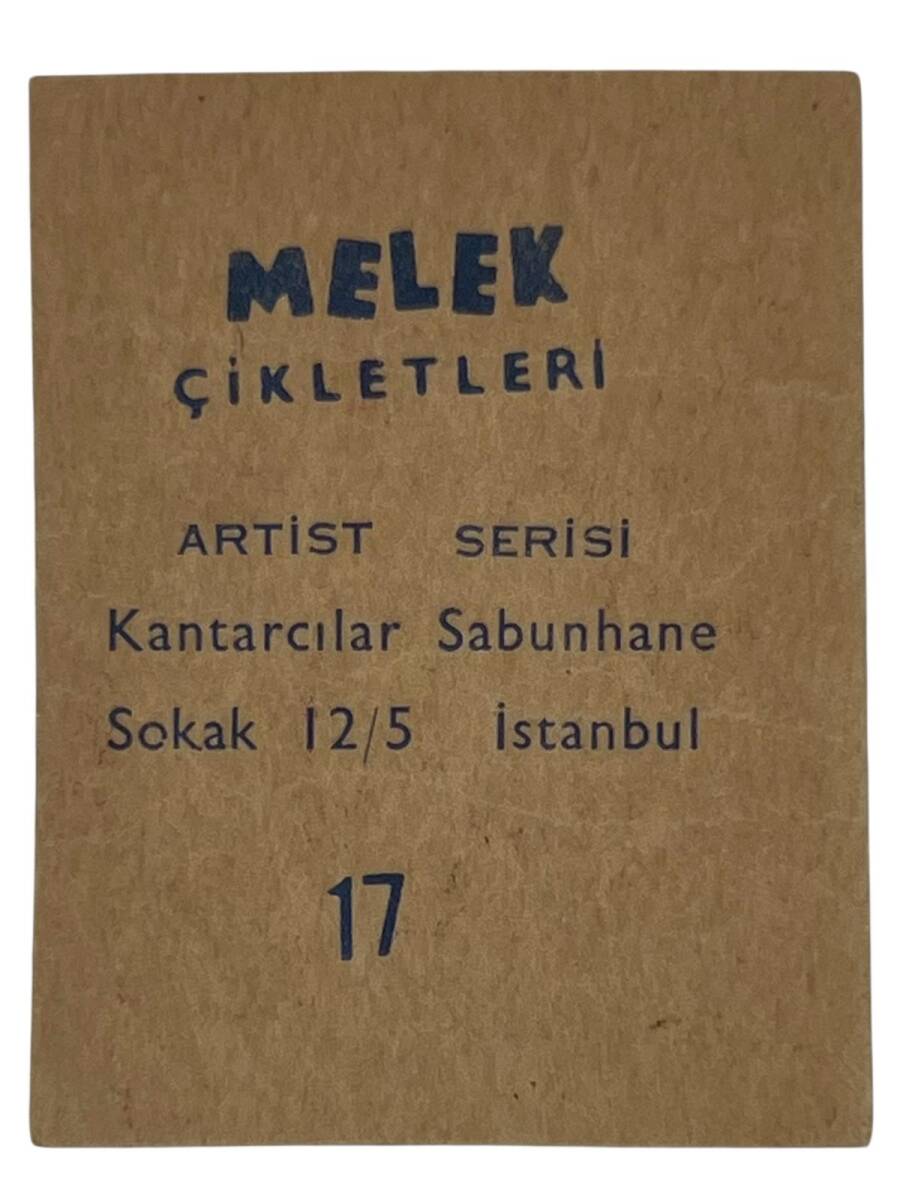 MELEK Sakızı Artist ve Sporcu Serisi No 17 FATMA GİRİK # SKZ1579 - 2