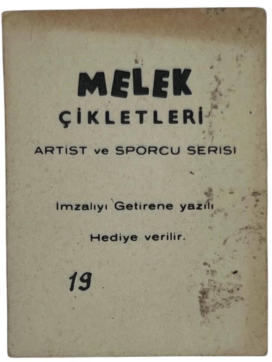 MELEK Sakızı Artist ve Sporcu Serisi No 19 FATMA GİRİK # SKZ1565 - 2