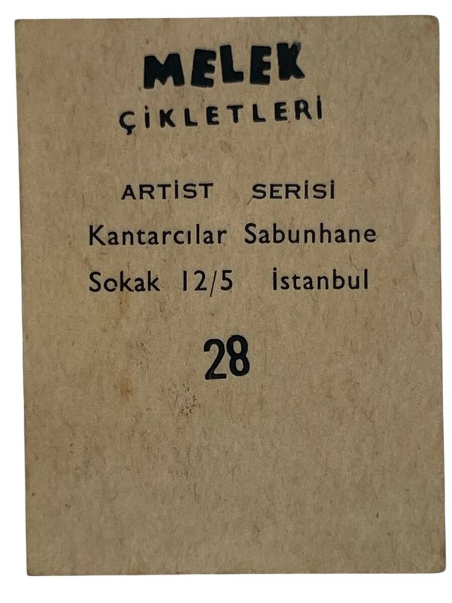 MELEK Sakızı Artist ve Sporcu Serisi No 28 SEVDA FERDA # SKZ1577 - 2