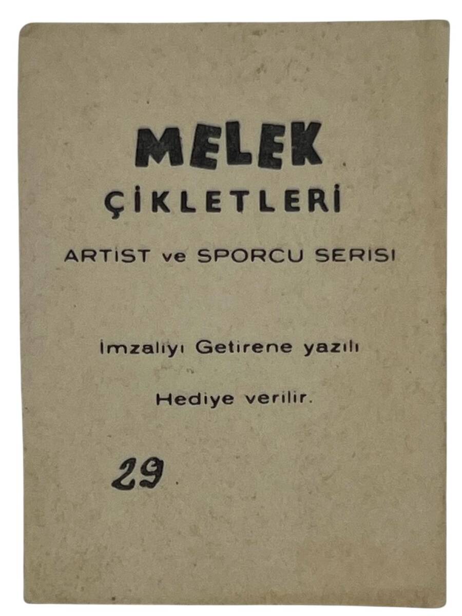 MELEK Sakızı Artist ve Sporcu Serisi No 29 ULVİ URAZ # SKZ1564 - 2