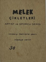 MELEK Sakızı Artist ve Sporcu Serisi No 30 BELGİN DORUK # SKZ1557 - 2