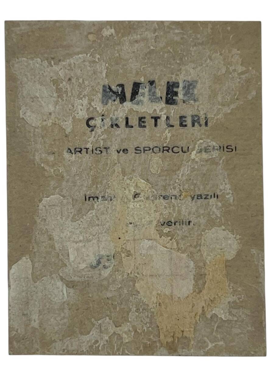 MELEK Sakızı Artist ve Sporcu Serisi No 33 AYHAN IŞIK # SKZ1562 - 2