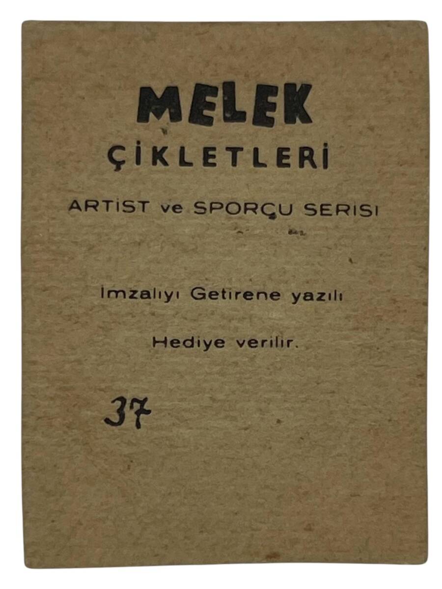 MELEK Sakızı Artist ve Sporcu Serisi No 37 LEYYLA SAYAR # SKZ1561 - 2